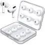 Link Dream 12 Pieces Replacement Ear Tips for AirPods Pro Silicon Ear Buds Tips with Portable Storage Box (White)