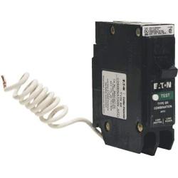 Eaton BRN120AF Breaker, 20A, 1P, 120/240V, 10 kAIC, Type BR Combo AFCI