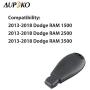 Aupoko GQ4-53T Keyless Entry Remote Key Fob, 3 Buttons Smart Key 56046953,56046953AE, 56046953AC,56046953AG, Fits for Dodge Ram 1500 2500 3500