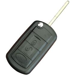 Keyless Entry Remote Control Car Key Fob Case Shell Replacement for Land Rover LR3 Discovery Range Rover Sport Flip Key Fob Shell Case