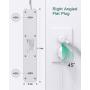Power Strip Surge Protector - Addtam 12 Outlets(3-Side) and 3 USB Ports 5 Ft Long Extension Cord, Flat Plug Overload Surge Protection Outlet Strip, Wall Mount for Home, Office and More