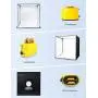 ESDDI Photo Studio Light Box 24''/60cm Adjustable Brightness Portable Folding Hook & Loop Professional Booth Table Top Photography Lighting Kit 156 led Lights 4 Colors Backdrops