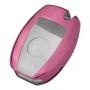 TANGSEN Smart Key Fob Case Pink TPU Protective Cover for Mercedes Benz A B C CLA CLS E G GL GLA GLC GLE GLK GLS GT M R S SL SLC SLK SLS Class AMG Viano 2 3 Button Keyless Entry Remote Accessories