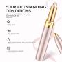 Eyebrow Trimmer, Rechargeable Eyebrow Razor, Painless-Precision Eyebrow Hair remover Eyebrow Shaper Tool For Face Lips Nose Facial Hair Removal for Men Women