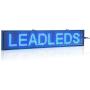Leadleds K1696B Blue LED Sign Board Display Text Images Day Time, Fast Programmable By PC Software, Indoor Use for Storefront, Business, Car Windows, Bar