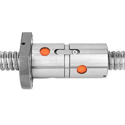 TEN-HIGH Double Nuts Ball Screw CNC Parts DFU1605 NUT, 1pcs Ball Screw + 2pcs Nuts + No End Machining, Diameter 16mm Lead 5mm Length 120mm