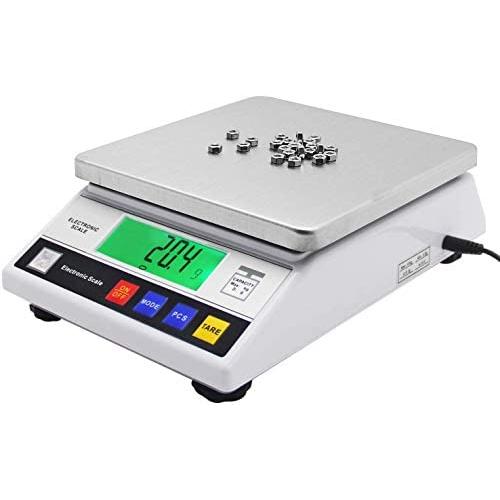 Bonvoisin Digital Gram Scale 0.1g Electronic Lab Weighing Scale Counting Scale Precision Lab Scale Analytical Balance Scale Industrial Scale Scientific Counting Scale (10kg, 0.1g)