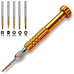 YANPLS Small Screwdriver Watch Glasses Mini Set, Magnetic Micro Precision Tiny Screwdriver Set, Small Screwdriver Set for Electronics Eyeglass
