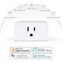 Meross Smart Plug Mini, 16A & Reliable WiFi, Support Apple HomeKit, Siri, Alexa, Echo, Google Assistant, Nest Hub and SmartThings, App Control, Timer, No Hub Needed, 3 Pack