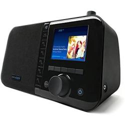 Grace Digital Mondo Elite Smart Internet Radio, Bluetooth, Wi-Fi, 7-Day Alarm – Microphone-Free (Black)