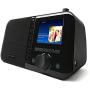Grace Digital Mondo Elite Smart Internet Radio, Bluetooth, Wi-Fi, 7-Day Alarm – Microphone-Free (Black)