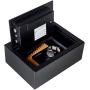 Amazon Basics Small, Slim Desk Drawer Security Safe Lock Box