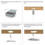 Recessed Lighting Ultra-Thin 4 Inch - Lumary WiFi Smart LED Recessed Lights 9W 810LM LED Retrofit Ceiling Light with Junction Box Compatible with Alexa/Google Assistant(4 Inch-4PACK)