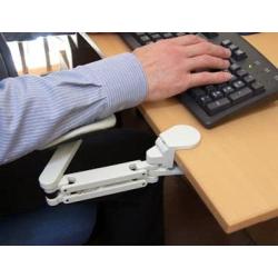 ErgoRest 330-013 Articulating Arm Support - White - Standard Arm (14.25''), Standard Pad (5.125'')