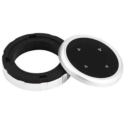 Keenso Car Interior Center Console Multimedia Buttons Decorative Cover Frame Trim for X1 X3 X5 X6 F30 E90 F10 F18 F25 E60(7 Button Style2)