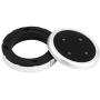 Keenso Car Interior Center Console Multimedia Buttons Decorative Cover Frame Trim for X1 X3 X5 X6 F30 E90 F10 F18 F25 E60(7 Button Style2)