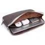 KAYOND Herringbone Woollen Water-Resistant for 11-11.6 Inch Laptop Sleeve Case Bag (11-11.6 Inches, Brown)
