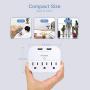 3 Outlet Surge Protector, Multi Plug Outlet Adapter with 2 USB Wall Charger, One Beat Power Strip Wall Plug Extender for Home Travel Office Hotel