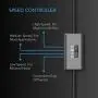 AC Infinity AIRPLATE S1, Quiet Cooling Fan System 4'' with Speed Control, for Home Theater AV Cabinets