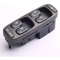 CENTAURUS Master Control Power Window Switch Front Driver Side Replacement for 1998-2000 Volvo V70 S70 XC70 - Replace Part# 8638452 Power Window Switch