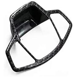 HIGH FLYING for Jeep Compass 2017 2018 2019 2020 Interior Car Accessories Electronic Handbrake Cover Trim ABS Carbon Fiber Style