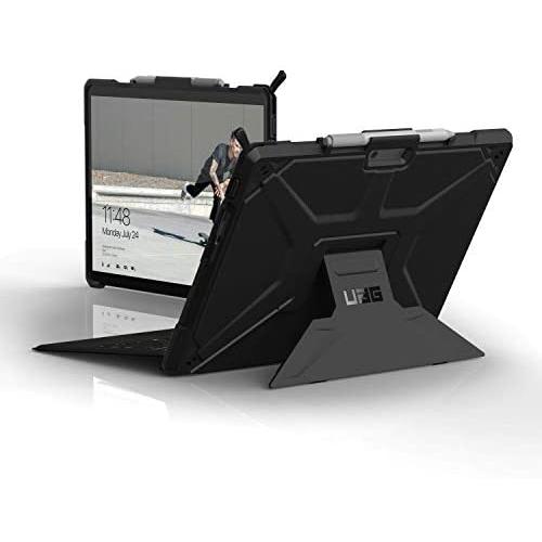 URBAN ARMOR GEAR UAG Microsoft Surface Pro X Metropolis Feather-Light Rugged [Black] Military Drop Tested Case