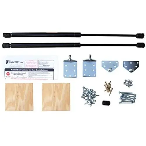 Hatchlift Products RV Bedlift Kit - Queen LITE – Foam/Lightweight Mattress