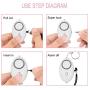 KOSIN Safe Sound Personal Alarm, 8 Pack 140DB Personal Security Alarm Keychain with LED Lights, Emergency Safety Alarm for Women, Men, Children, Elderly