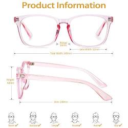 Frolesant Blue Light Glasses for Women, Anti Eye Eyestrain Reading Gaming Glasses Non Prescription, Computer Reading Eyeglasses for Men - 3 Pack