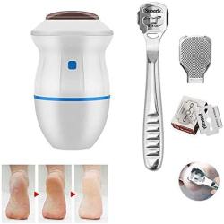Eselltotal Electric Foot Grinder Dead Skin Callus Remover for Foot Pedicure Tools Feet Care for Hard Cracked Foot Files Clean Tools