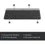 Logitech MK470 Slim Wireless Combo - Graphite