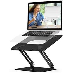 Laptop Stand, EPN Laptop Riser with Heat-Vent to Elevate Laptop, Adjustable Desktop Holder Compatible for MacBook Pro/Air, Surface Laptop, Dell XPS, HP, Samsung and Other 11-17 Inch Notebook