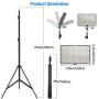 SAMTIAN Dimmable LED Video Lighting, Photography Lighting Kit with 79 Inches Stands, Batteries, Remotes, Carrying Bag, Light Panel for YouTube Studio Photography, Video Shooting, Zoom Cloud Meeting