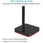 RGB Headphone Stand with Wireless Charger KAFRI Desk Gaming Headset Holder Hanger Rack with 10W/7.5W Fast Charge QI Wireless Charging Pad - Suitable for Gamer Desktop Table Game Earphone Accessories