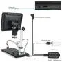 Andonstar Black corlor 7 inch LCD 1080P Circuit Board Digital Microscope AD206 with 200X Magnification Zoom for Phone Repair Soldering Andonstar Black corlor 7 inch LCD 1080P Circuit Board Digital Microscope AD206 with 200X Magnification Zoom for Phone Repair Soldering