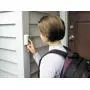 Kidde AccessPoint 001413 KeySafe Original Slimline Push Button Combination Permanent Key Lock Box, 2-Key, White