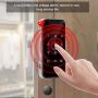 Electronic Cabinet Lock Kit, Digital Touch Keypad Lock, Code/RFID Card/Wristband Entry, Keyless Door Lock for Spa Door Cabinet Jewelry Box