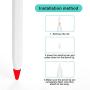 ZALU Compatible with Apple Pencil Tips Replacement for 2nd Gen, Silicone Nibs Cover Writing Protection for iPad Pencil (Red-5 pcs)
