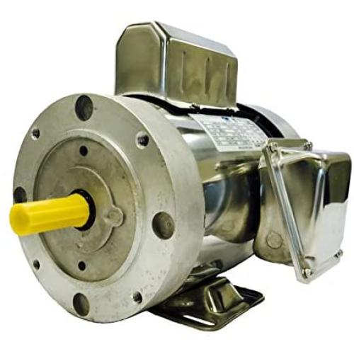 SMC YCN5654BX 1 HP Stainless Steel Boat Lift Motor, 1725RPM, 1.15 Service Factor, 56C Frame, TEFC, 115/230V, SST Boat Hoist Motor