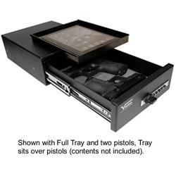 V-Line Slide-Away Security Safe, Semi-Flat Black