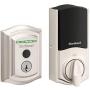 Kwikset Halo Touch Traditional Arched Wi-Fi Fingerprint Smart Lock No Hub Required featuring SmartKey Security in Satin Nickel (99590-001)