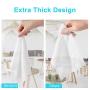 Cotton Dry Wipes Extra Thick Facial Cotton Tissues Disposable Face Cleansing Towels for Sensitive Skin Makeup Remover Cotton Pads Lint Free Ultra Soft Dry Baby Wipes (2 Packs-140 Count)