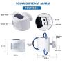 Emacros Pairable 1/2 Mile Long Range Solar Wireless Driveway Alarm Weatherproof Motion