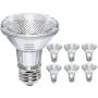 Par20 Bulbs, 6 Pack 120V 50W Par20 Flood Light Bulbs, E26 Medium Base Long Lasting Life High Output Par20 50W Halogen Bulb -Warm Light