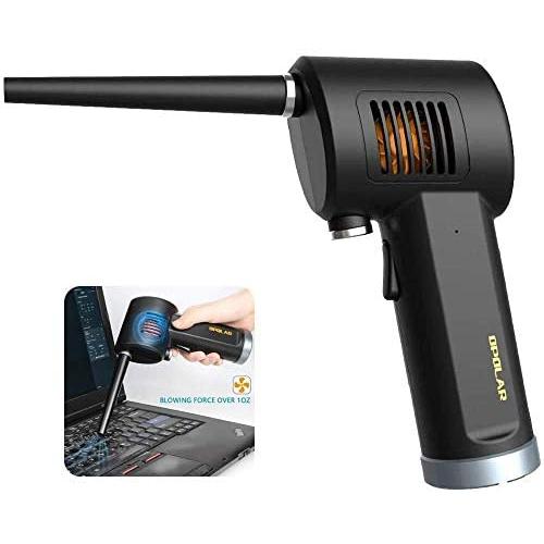 Cordless Air Duster for Computer Cleaning, Replacement for Compressed Air Cans, Rechargeable 6000mAH，10W Fast Charging, Powerful 33000 RPM