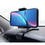 HORDZOOM Car Phone Holder Mount Strong Clip Non-Slip, 360 Degree Rotation Dashboard HUD Phone Holder for Car, Compatible with iPhone Samsung Galaxy LG Nokia Etc