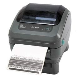 Zebra ZP 450 ZP450-0201-0000A Direct Thermal Barcode Label Printer Network USB Peeler 203dpi (Renewed)