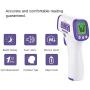Forehead Thermometer,Non-Contact Infrared Forehead °F/°C Digital Thermometer Fever Alarm and Memory Function for Anyone with Accurate LCD Display （Battery not Include）