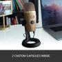 Blue Yeti Nano Premium USB Mic for Recording and Streaming - Cubano Gold