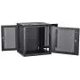 KENUCO Wall Mount Rack Cabinet Enclosure | Fully Assembled | Vented Door | Adjustable mounting Rails | Cold Rolled Steel | RACK-09 | (23.6 x 23.6, 12U) KENUCO Wall Mount Rack Cabinet Enclosure | Fully Assembled | Vented Door | Adjustable mounting Rails | Cold Rolled Steel | RACK-09 | (23.6 x 23.6, 12U)
